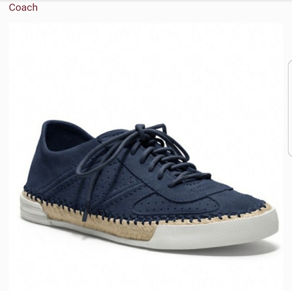 Coach Parson Perf Suede